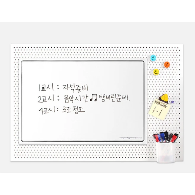 마그피아 대형고무자석 화이트보드 + 마카펜