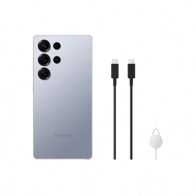 [256GB → 512GB 업그레이드] 갤럭시 S25 Ultra 자급제 SM-S938N, 티타늄 실버블루, 256GB