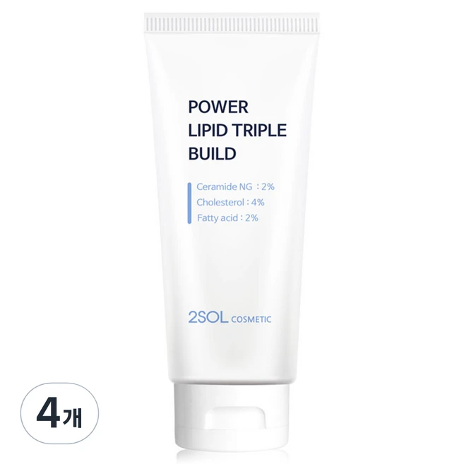 2SOL 파워 리피드 트리플 빌드 크림, 50ml, 4개