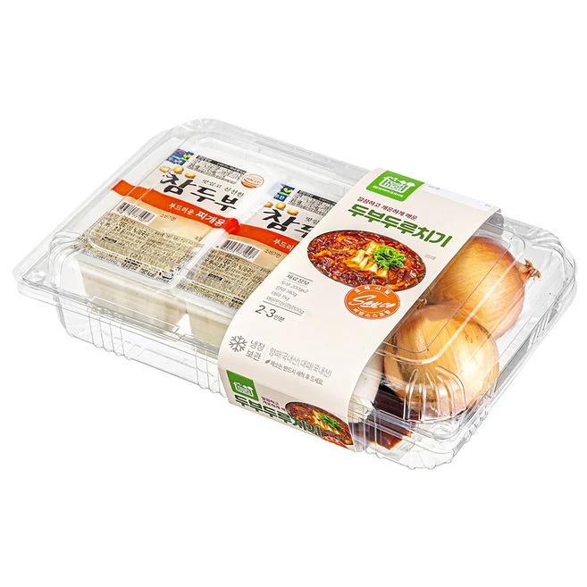 프레시밀 두부두루치기 밀키트 2~3인분, 655g, 1개