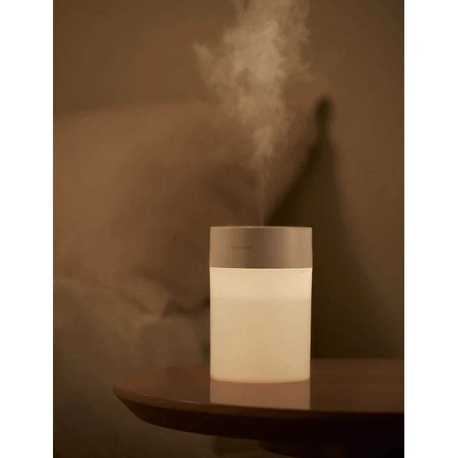 신지모루 오퓨리엠 테이블 미스트 USB 무드등 미니 가습기 600ml, OPRM_MIST_TBL_WT_SJM, 화이트