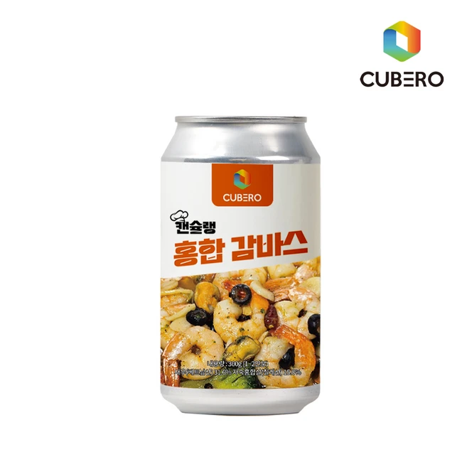 큐브로 캔슐랭 홍합 감바스 300g, 1개