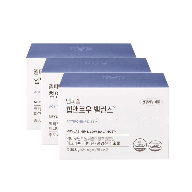 엠피랩 힙앤로우 밸런스 돌외잎 다이어트, 14회분, 3박스