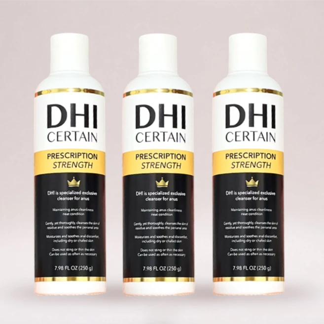 dhi 프리미엄 항문 클렌저 세정제, 250ml, 3개