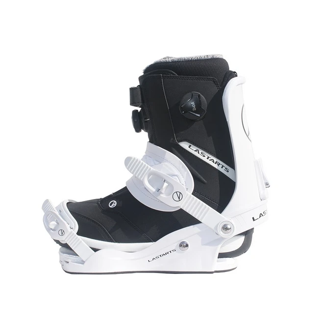 라스터츠 스노우보드 바인딩 LSB-601 / LASTARTS SNOWBOARD BINDINGS / 일본 REXXAM, 화이트 L(26.5-29.0), L265-290mm