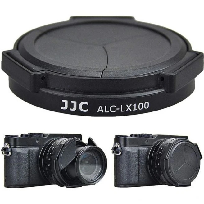 JJC 자동 개폐 렌즈 캡 프로텍터 파나소닉 루믹스 LX100 II DCLX100M2 DMCLX100 라이카 DLUX Type 109 7 DMWLFAC1K 교체 필터 두께 8m, 1개