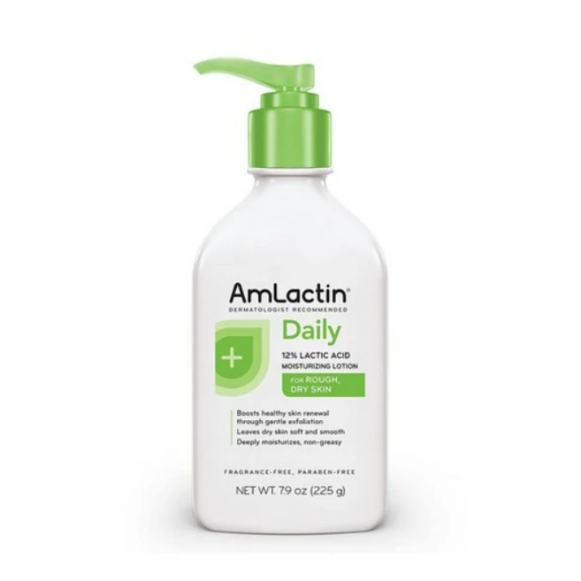 AmLactin Daily Moisturizing Body Lotion 암락틴 데일리 모이스처라이징 바디 로션 7.9oz(225g), 1개