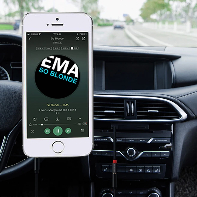 미니 3 자동차 4 C 카세트 어댑터 오디오 범용 Aux 입력 5mm 블루투스 변환기 스마트폰 스테레오 차량용 채널 타입, 1개