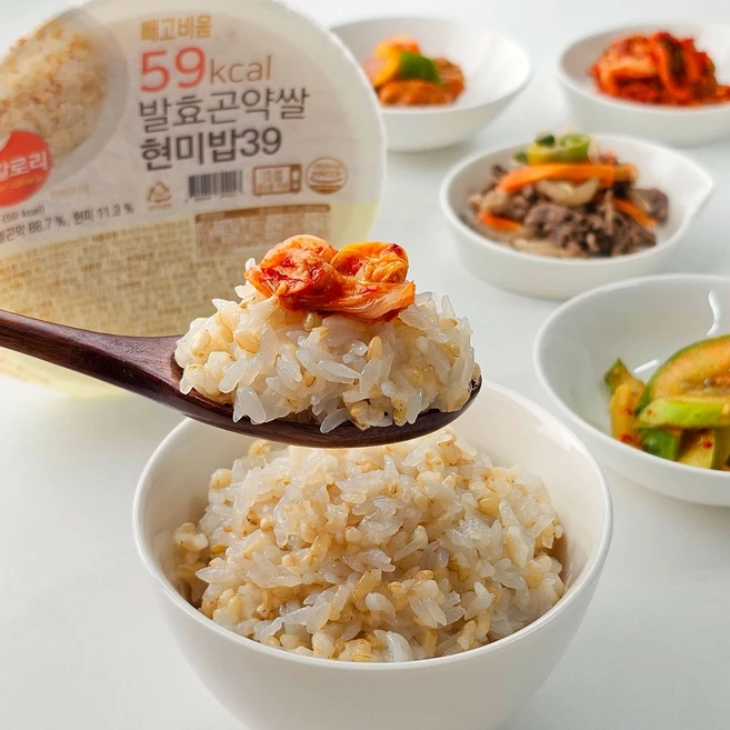 [100g당 39kcal] 발효곤약쌀현미밥39, 150g, 16개