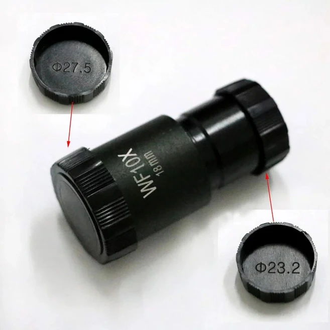 현미경 안구 먼지 커버 C 마운트 CCD 인터페이스 현미경 렌즈 캡 접안 렌즈 커버 232mm 254mm 275mm 34mm 35mm 38mm 39mm, 1개