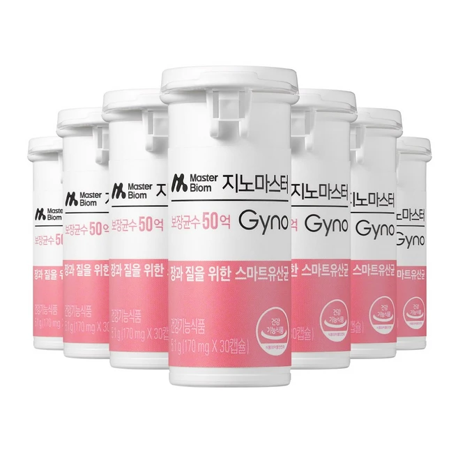 마스터바이옴 지노마스터 리스펙타 여성유산균, 30정, 7개