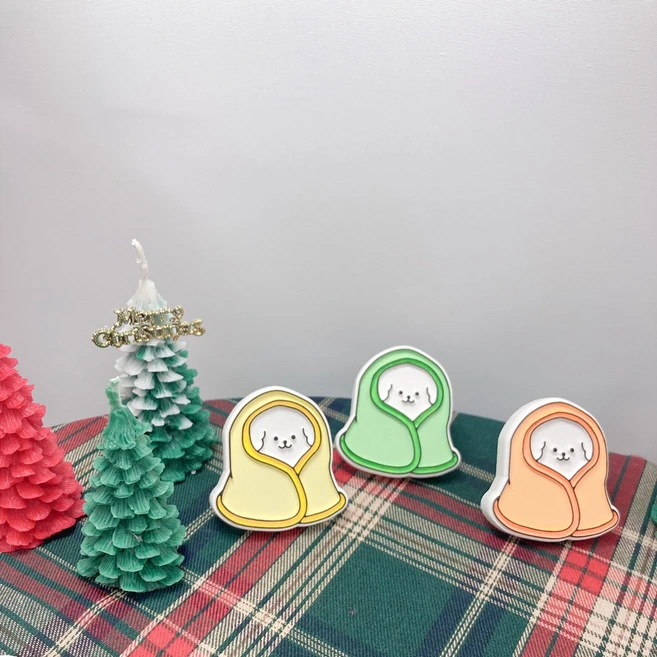 귀여운 방향제 차량용방향제, 베이비파우더, 오렌지, 1개