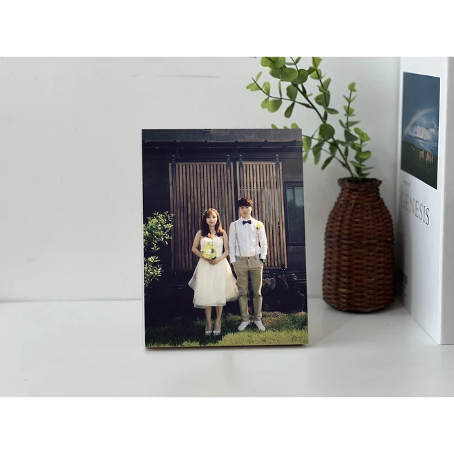 아크릴액자 커스텀액자 웨딩 커플사진 사진인화 굿즈 주문제작 12cmx 17cm, 1개, 12.7cm x 17.7cm