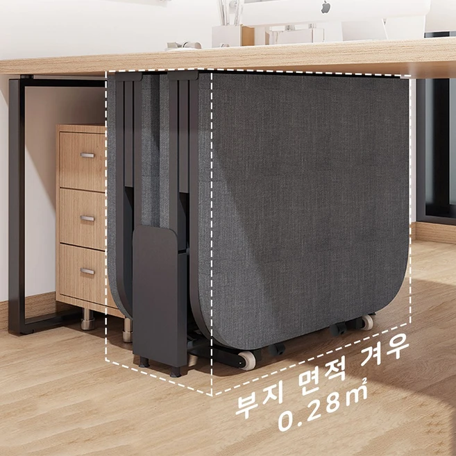 접이식침대 간이침대 광폭 각도조절 매트리스 접이식 침대 야전침대 리클라이너 의자 캠핑 체어 1인용 리클라이너, 그레이