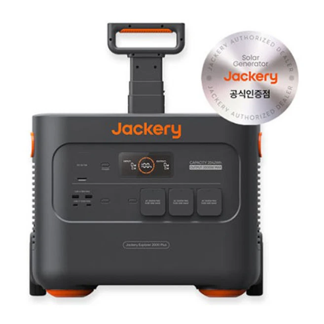 Jackery 잭커리 2000Plus 인산철 올인원 파워뱅크 차박 캠핑용, 1개