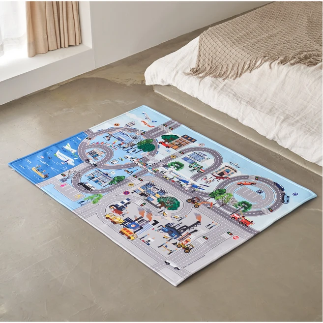 엘림코리아 놀이방 도로매트, 공항(145*105cm)