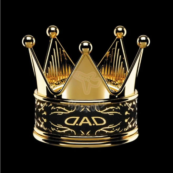 가르송 DAD 자동차 방향제 케이스 로열 킹 아라베스크 골드 AF007-02-01 골드 왕관 케이스, 1개