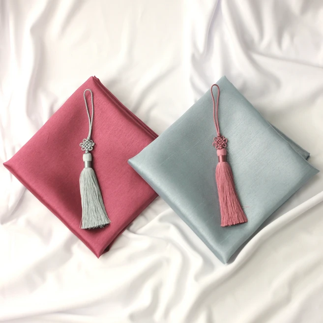 오복당 DIY 보자기 포장 키트, 딥플럼, 70cm