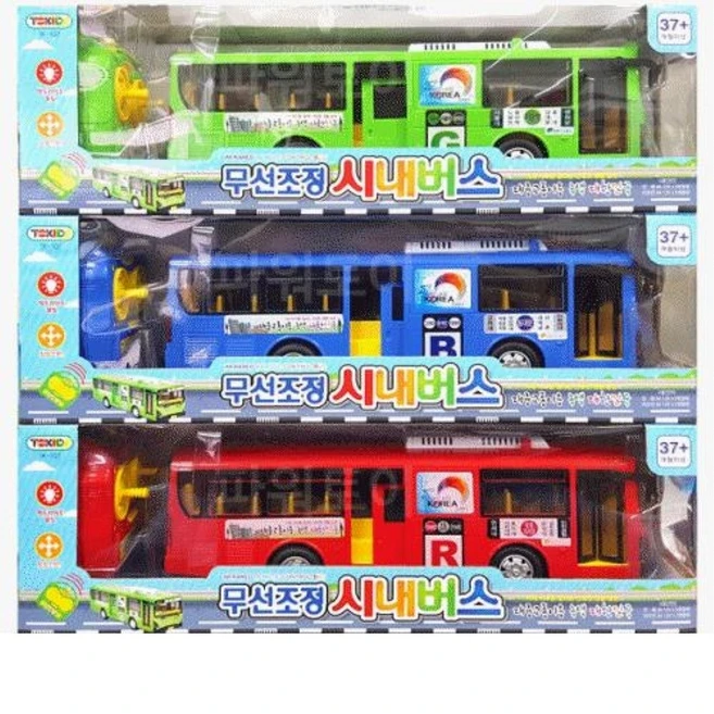 유아완구 무선조종 RC카 장난감버스 2세 원격조종 어린이장난감차 RC장난감, 1개
