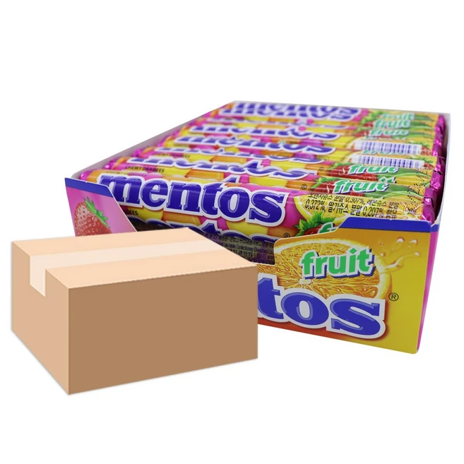 [BIGHAND] 맨토스 후르츠 6곽 1BOX, 6개, 37.5g