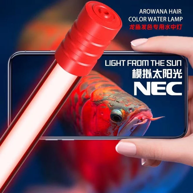 수조 태닝등 수족관 상품 금용 홍용 발색 용어 디스커스 방수 라이트, 1개