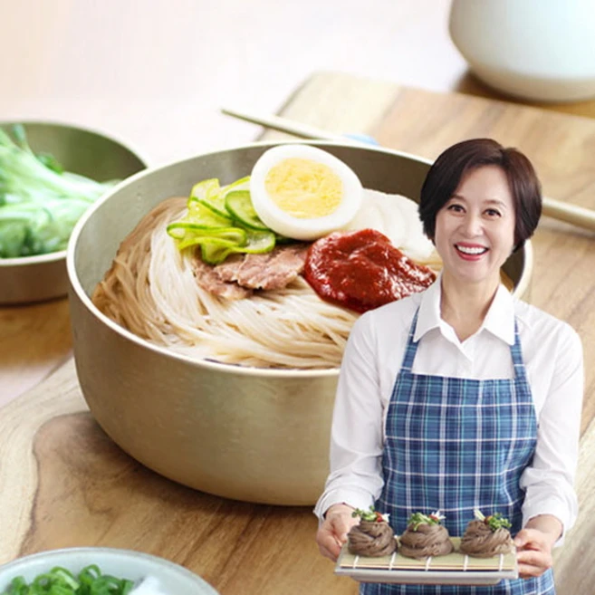 박미선푸드 순메밀냉면10팩 (동치미6팩 비빔장4팩), 10개, 300g