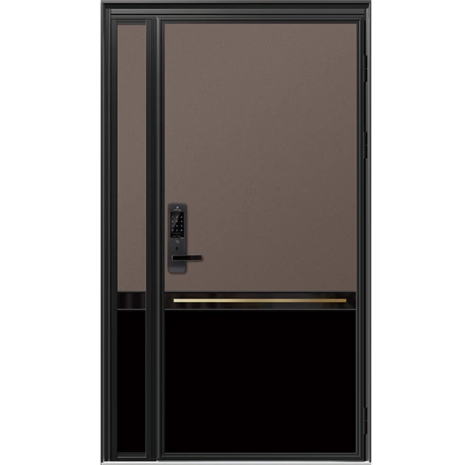 단열현관문 리젠도어707 전원주택 펜션 열관류율 1.05, 양소대, 남마없음, DG(다크그레이), 1개