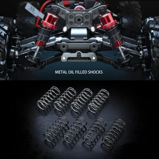 rc카 Hyper Go MJX 14209 14210 14301 14302 14303 114 4WD RC 자동차 브러시리스 레이싱 카 리모컨 오프로드 트럭 장난감 75 kmh, 1개, 5) MJX 14303 1B
