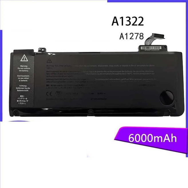 Apple 노트북 맥북프로 13 A1278 A1342에 적합 새 노트북 배터리 A1322 A1331, 상세 페이지 참고, A1331(컴퓨터 A1342에 적용 가능)