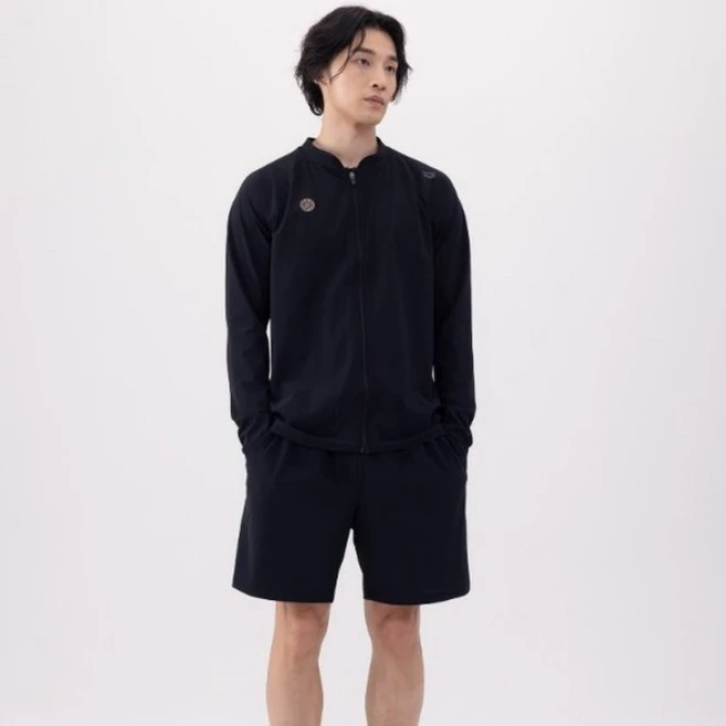 아레나 남성 레저 세트 플레인 집업 래쉬가드 세트(A4BM1PC72BLK) 373349