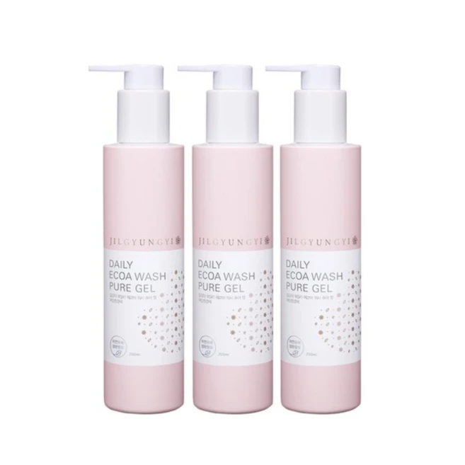 (본사)질경이 여성청결제 에코아워시 퓨어 젤, 3개, 200ml