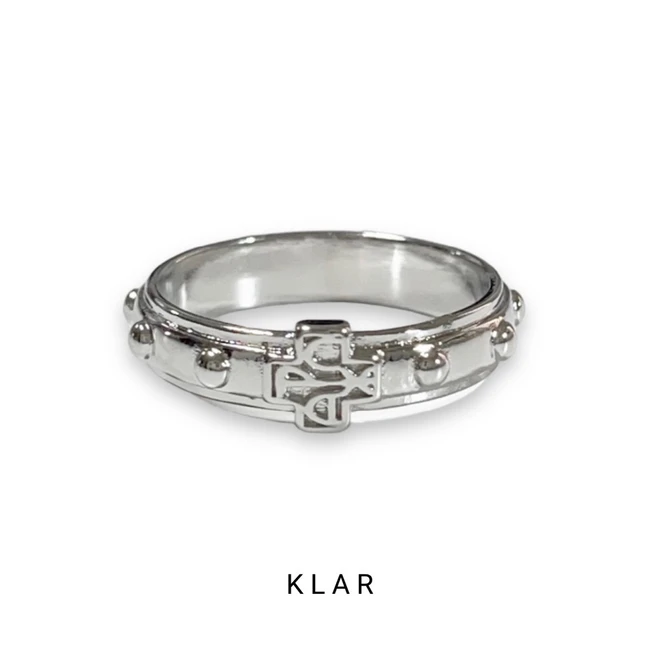 클라(KLAR) 알바 오메가 십자가 1단 묵주반지