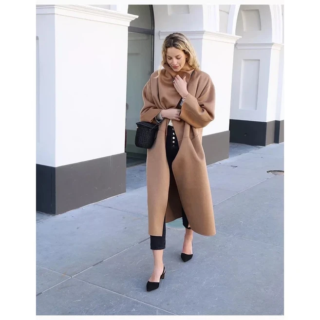 [블루밍 가든] 울 캐시미어 오버핏 코트