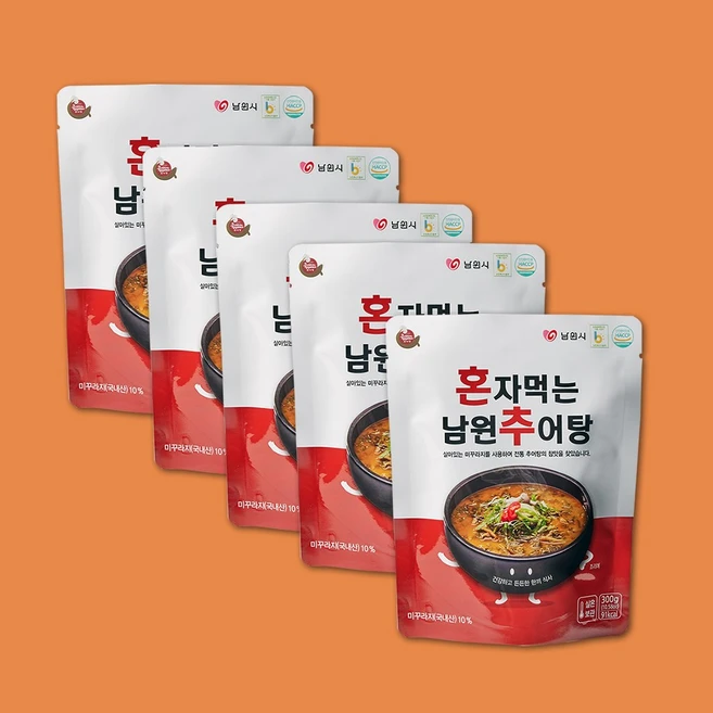 혼자먹는 남원추어탕, 5개, 300g