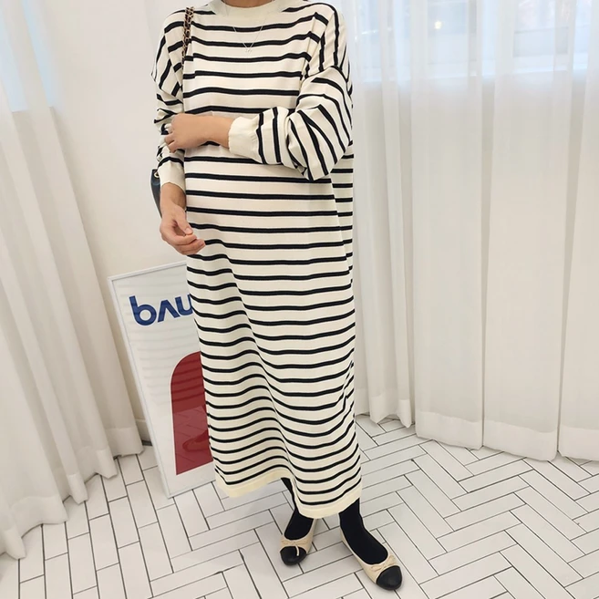 [당일출고] 수엠W 임산부 빅사이즈 만삭 원피스 B008 맘포멀ops