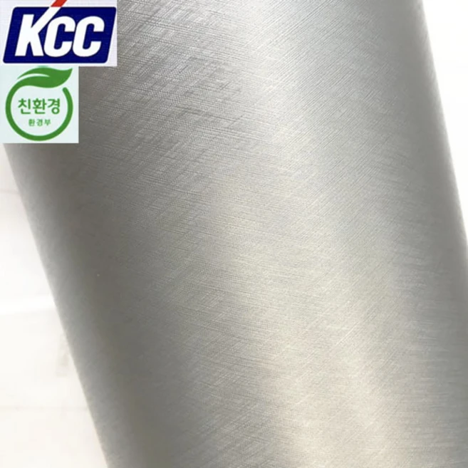 KCC 메탈인테리어필름(PM-982)크로스라이트실버122X100 시트지