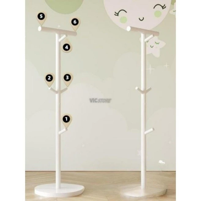 매직행거 가방걸이 스탠드 책가방 걸이 모자 행거 TL413, 1개, 블랙 (1개)