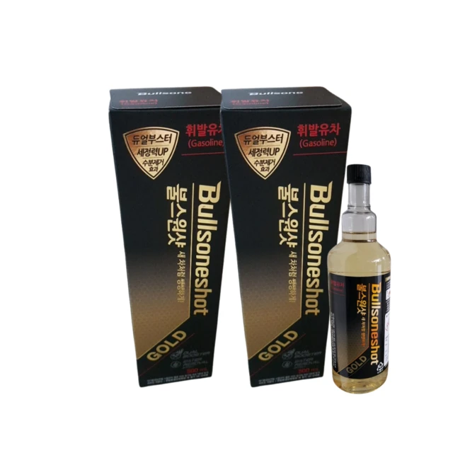 불스원샷 골드 휘발유 500ml X 2개/자동차 엔진세정제, 2개