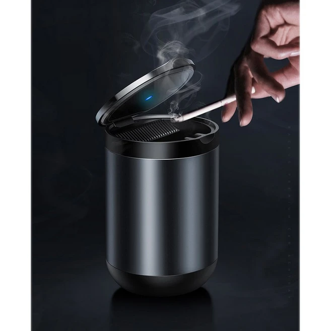 BASEUS 차량용 재떨이 블랙, 1개