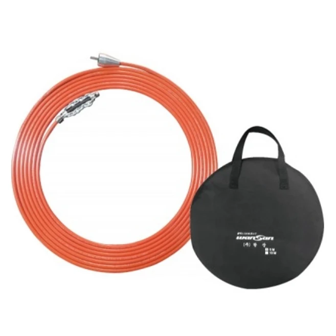 완산 플렉시블샤프트청소기 휴대용 하수구 배관스프링청소기 관통기 이중케이스 국산, WS-610, 1개