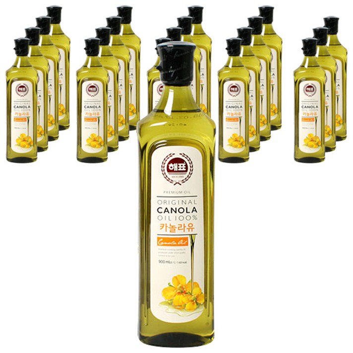 해표 카놀라유, 500ml, 20개