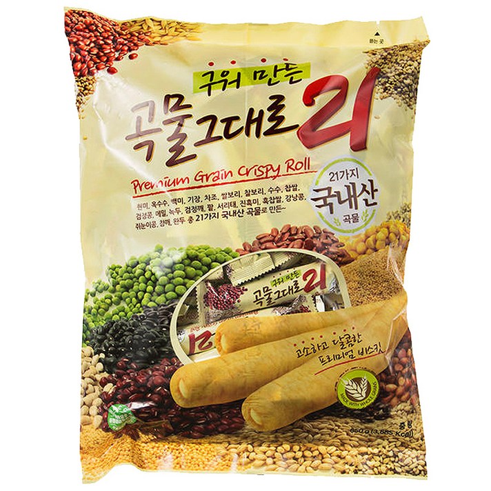 곡물그대로21 크리스피롤, 650g, 1개