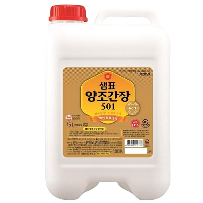 샘표 양조간장 501, 15L, 1개