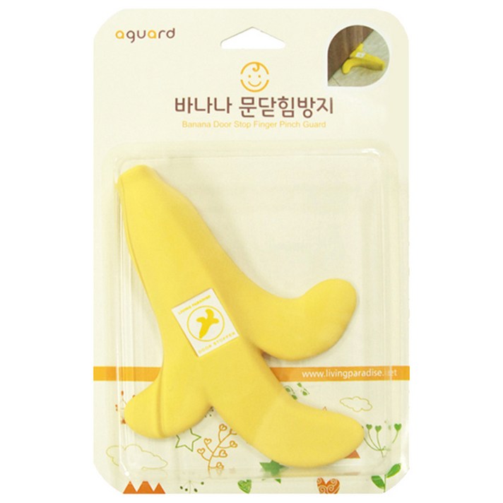 아가드 바나나 문닫힘방지., 노랑, 1개