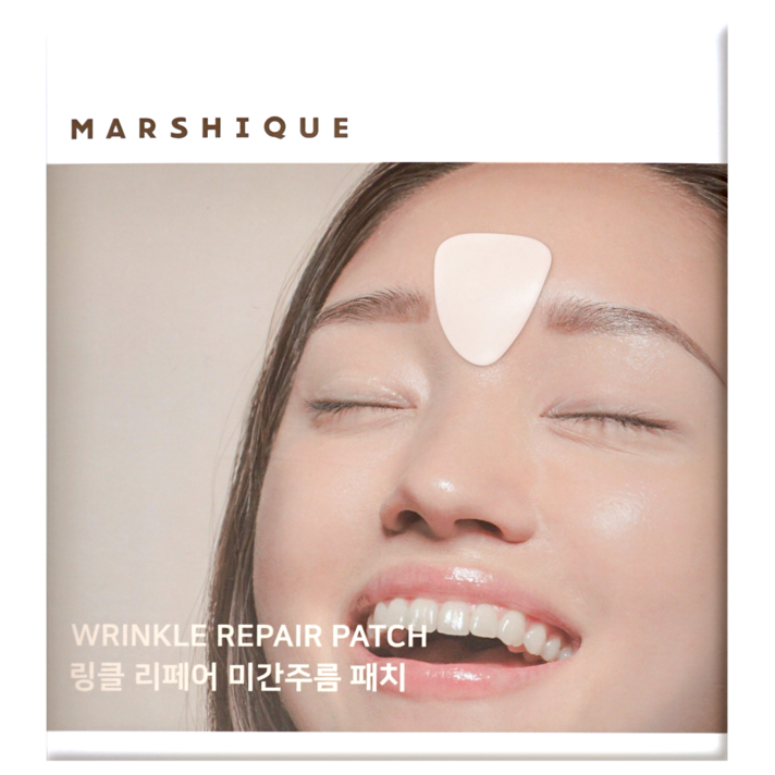 마르시끄 링클 리페어 미간 주름 패치, 5매입, 1개