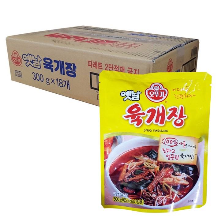 오뚜기 옛날 육개장, 300g, 18개