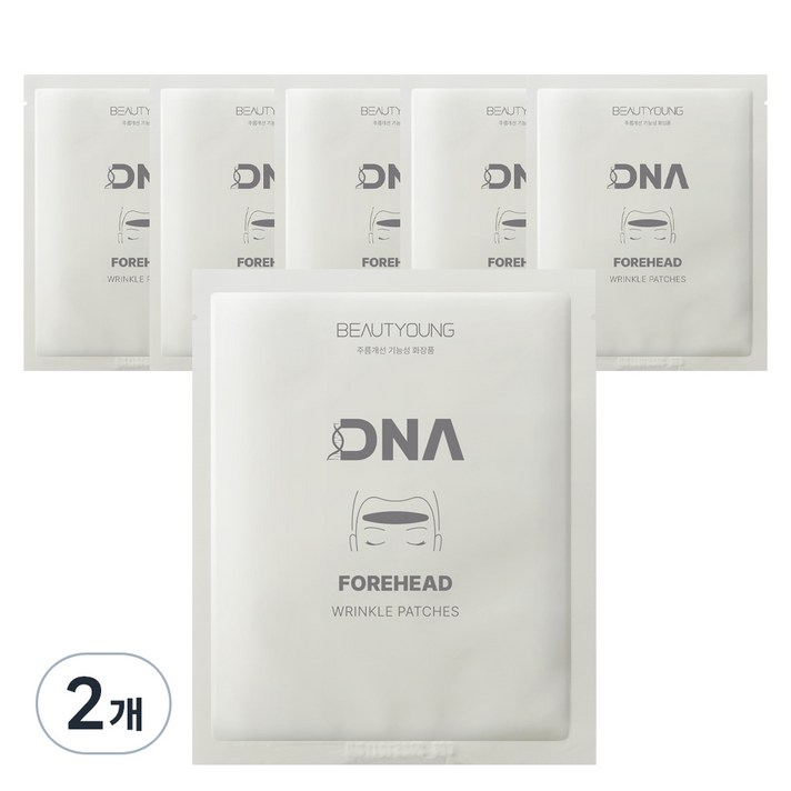뷰티영 DNA 이마 목 주름 패치, 2개, 6개입