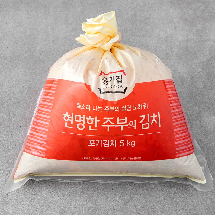종가집 현명한주부의 포기김치, 5kg, 1개