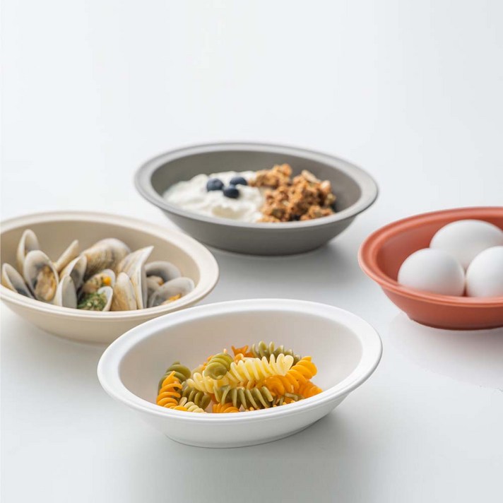 심플레 타원볼 중 믹스 4종 세트, 캐롯, 마시멜로, 오트밀, 코코아, 1세트
