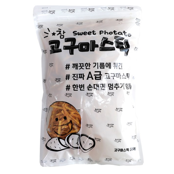 대삼민속식품 참고구마스틱, 500g, 1개